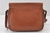 Authentic Burberrys Leather Shoulder Cross Body Bag Purse Brown Box 1473K