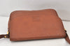 Authentic Burberrys Leather Shoulder Cross Body Bag Purse Brown Box 1473K