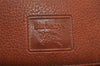 Authentic Burberrys Leather Shoulder Cross Body Bag Purse Brown Box 1473K