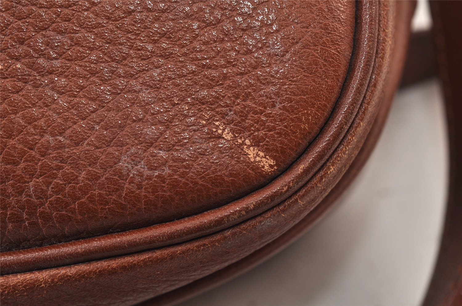 Authentic Burberrys Leather Shoulder Cross Body Bag Purse Brown Box 1473K