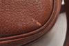 Authentic Burberrys Leather Shoulder Cross Body Bag Purse Brown Box 1473K