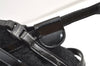 Authentic Salvatore Ferragamo Enamel Pile Shoulder Cross Body Bag Black 1474K