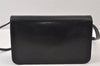 Authentic Christian Dior Vintage Shoulder Bag Purse Leather Black CD 1475K