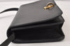 Authentic Christian Dior Vintage Shoulder Bag Purse Leather Black CD 1475K