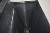 Authentic Christian Dior Vintage Shoulder Bag Purse Leather Black CD 1475K