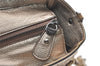 Authentic Salvatore Ferragamo Gancini Leather 2Way Shoulder Hand Bag Gold 1476K