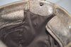 Authentic Salvatore Ferragamo Gancini Leather 2Way Shoulder Hand Bag Gold 1476K