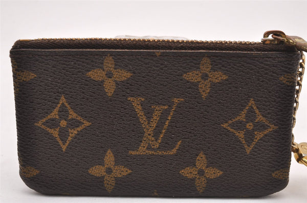 Authentic Louis Vuitton Monogram Pochette Cles Coin Purse Case M62650 LV 1477J