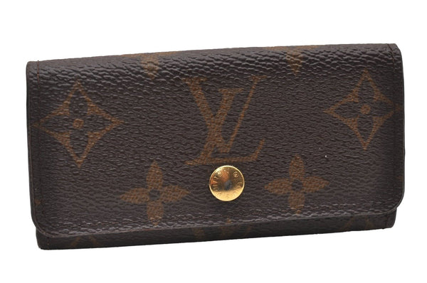 Authentic Louis Vuitton Monogram Multicles 4 Four Hooks Key Case M62631 LV 1478J