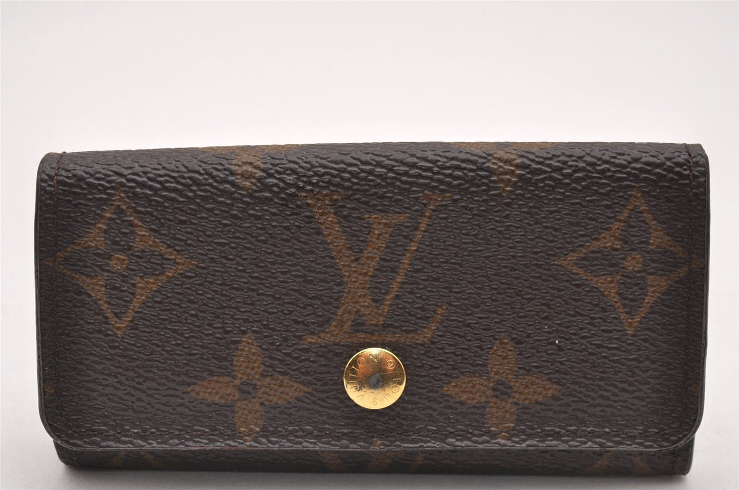 Authentic Louis Vuitton Monogram Multicles 4 Four Hooks Key Case M62631 LV 1478J