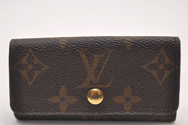 Authentic Louis Vuitton Monogram Multicles 4 Four Hooks Key Case M62631 LV 1478J
