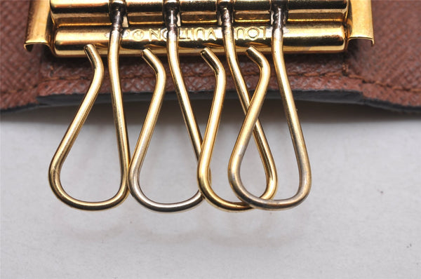 Authentic Louis Vuitton Monogram Multicles 4 Four Hooks Key Case M62631 LV 1478J