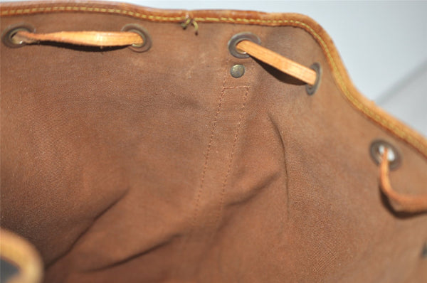 Authentic Louis Vuitton Monogram Noe Shoulder Drawstring Bag M42224 LV 1479I