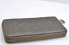 Authentic GUCCI GG Imprime Long Wallet Purse GG PVC Leather 212110 Brown 1479K