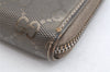 Authentic GUCCI GG Imprime Long Wallet Purse GG PVC Leather 212110 Brown 1479K