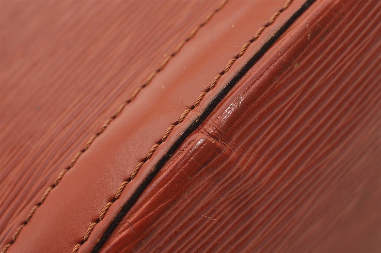 Authentic Louis Vuitton Epi Saint Jacques Hand Bag Brown M52273 LV 1480I