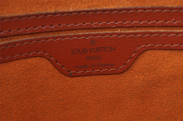 Authentic Louis Vuitton Epi Saint Jacques Hand Bag Brown M52273 LV 1480I