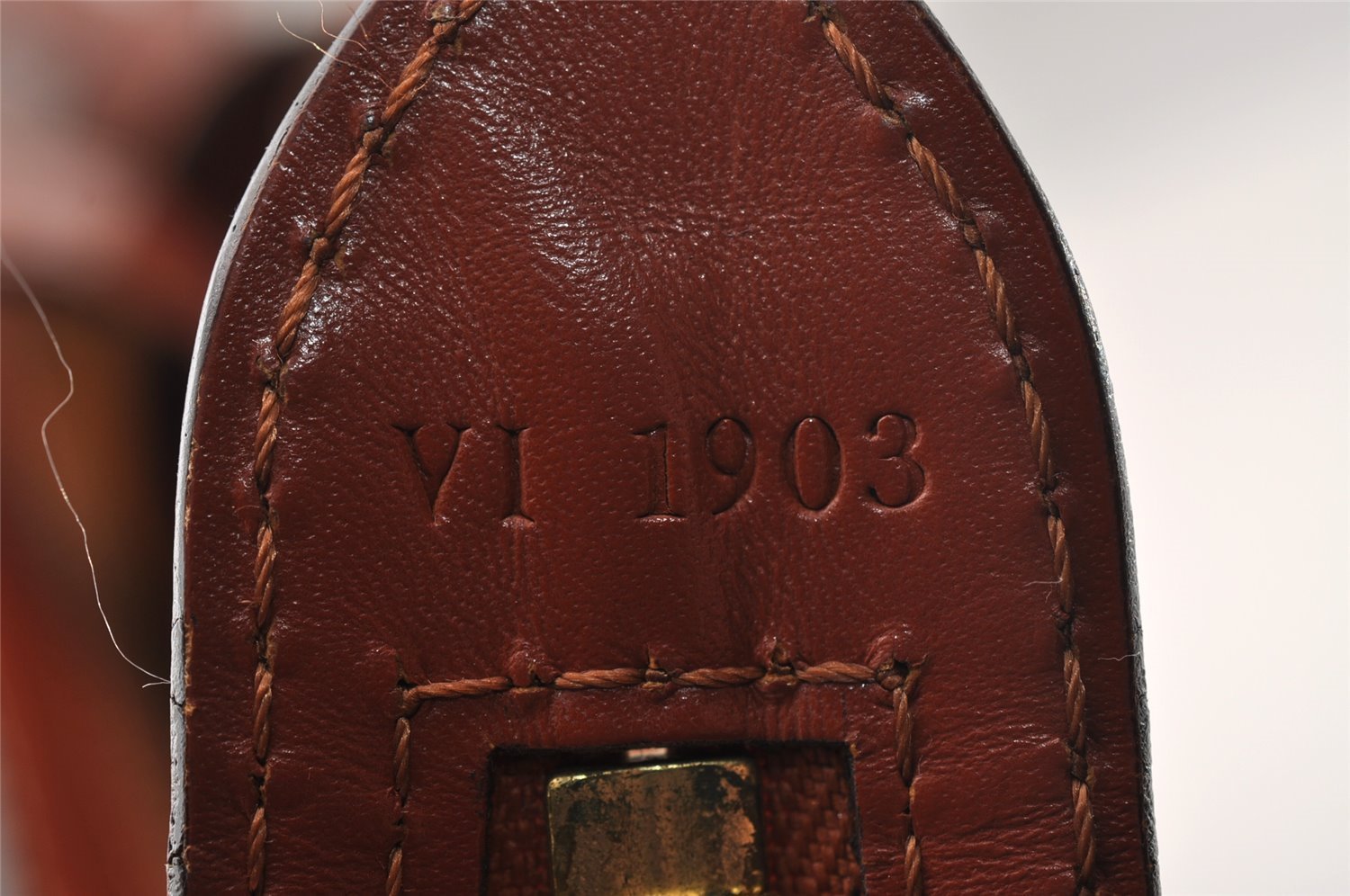 Authentic Louis Vuitton Epi Saint Jacques Hand Bag Brown M52273 LV 1480I