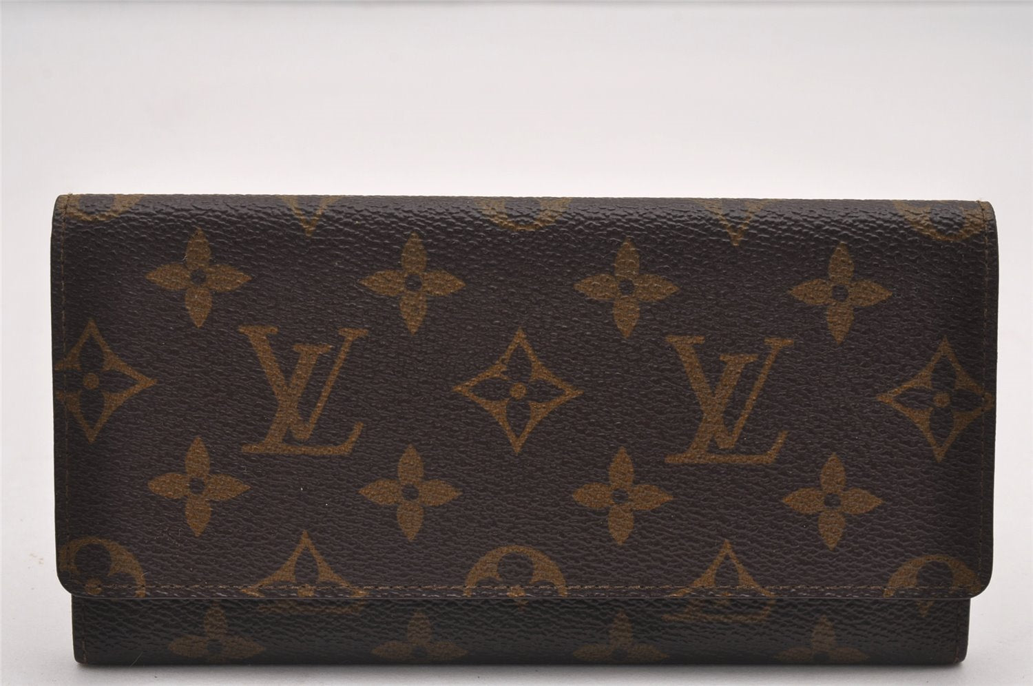 Authentic Louis Vuitton Monogram Porte Yen Long Wallet Purse M61820 LV 1480J