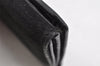 Authentic GUCCI Bamboo Vintage Long Wallet Purse Leather Suede Black 1480K