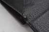 Authentic GUCCI Bamboo Vintage Long Wallet Purse Leather Suede Black 1480K