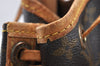 Authentic Louis Vuitton Monogram Petit Noe M42226 Shoulder Drawstring Bag 1481I
