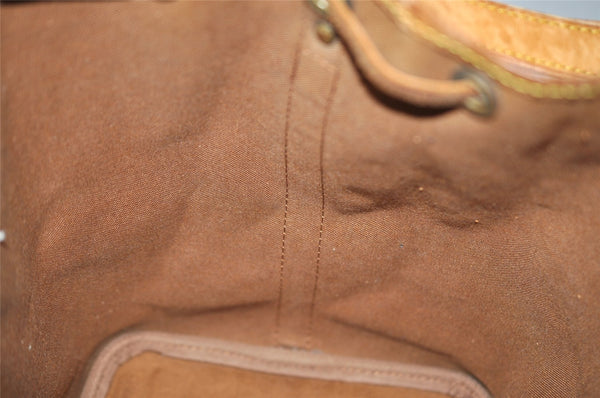 Authentic Louis Vuitton Monogram Petit Noe M42226 Shoulder Drawstring Bag 1481I