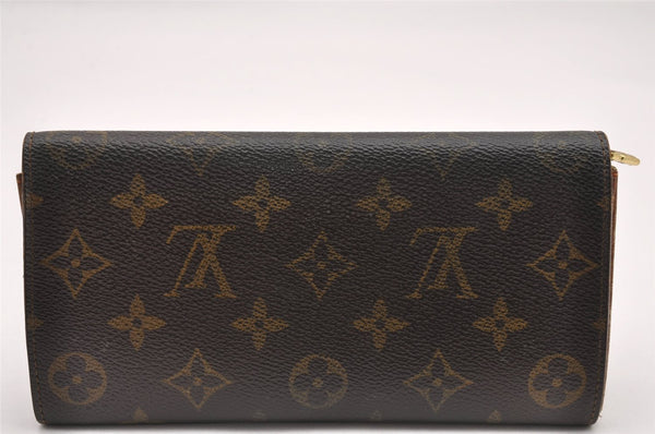 Auth Louis Vuitton Monogram Pochette Porte Monnaie Credit Wallet M61723 LV 1482J