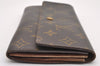 Auth Louis Vuitton Monogram Pochette Porte Monnaie Credit Wallet M61723 LV 1482J