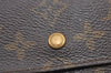 Auth Louis Vuitton Monogram Pochette Porte Monnaie Credit Wallet M61723 LV 1482J