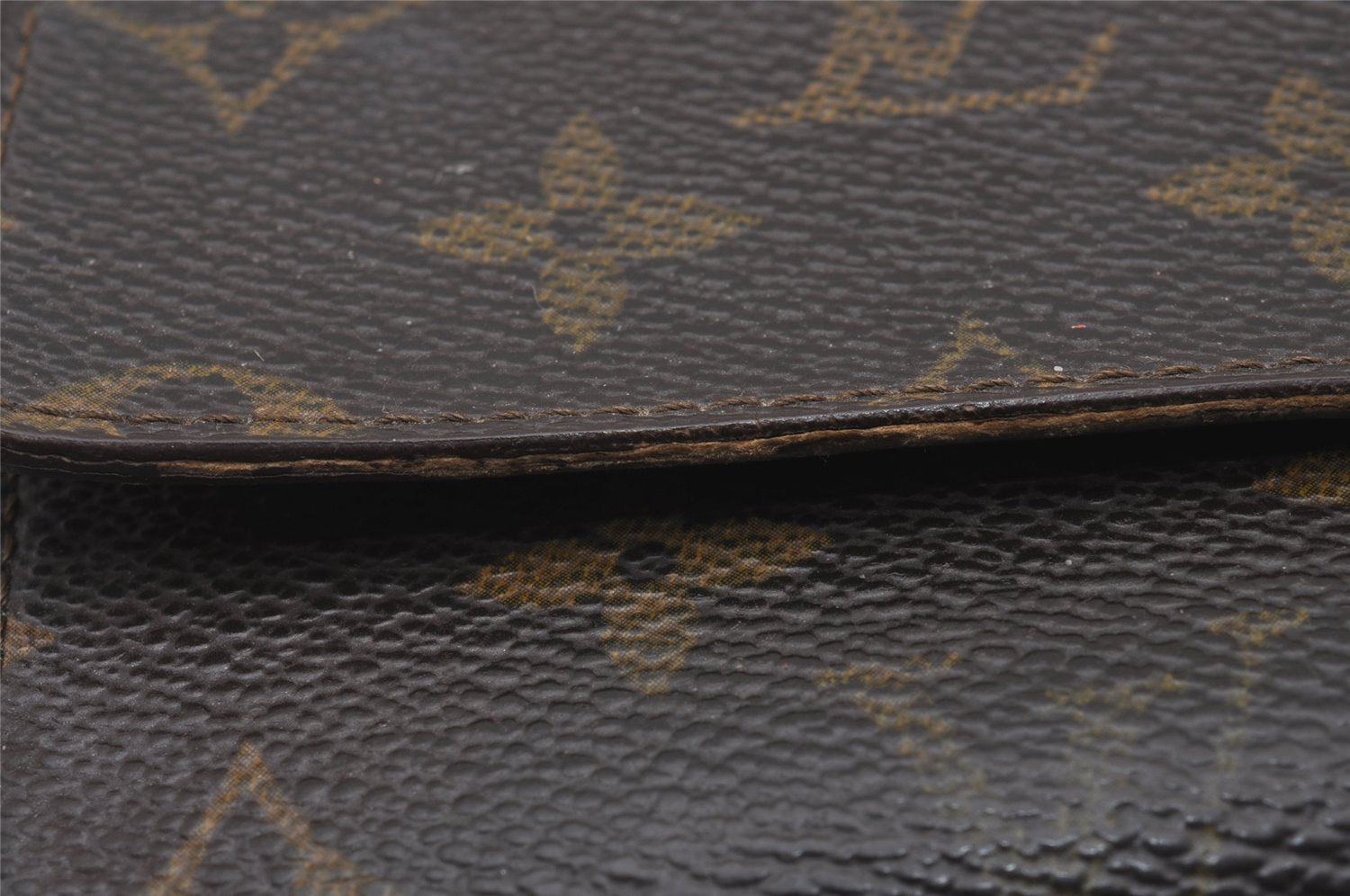 Auth Louis Vuitton Monogram Pochette Porte Monnaie Credit Wallet M61723 LV 1482J