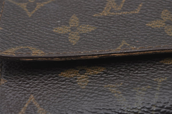 Auth Louis Vuitton Monogram Pochette Porte Monnaie Credit Wallet M61723 LV 1482J