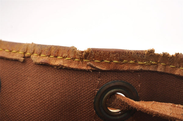 Authentic Louis Vuitton Monogram Petit Noe M42226 Shoulder Drawstring Bag 1484I