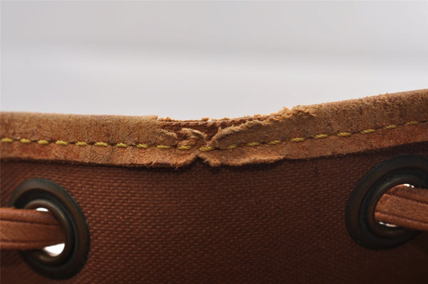 Authentic Louis Vuitton Monogram Petit Noe M42226 Shoulder Drawstring Bag 1484I