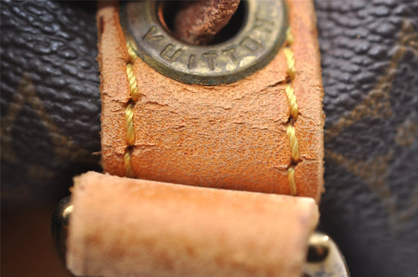 Authentic Louis Vuitton Monogram Petit Noe M42226 Shoulder Drawstring Bag 1484I