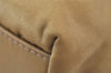 Authentic Christian Dior Maris Pearl Shoulder Hand Bag Purse Nylon Beige 1485K