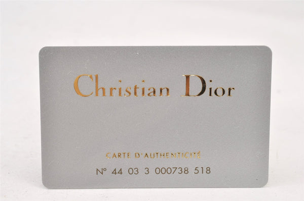Authentic Christian Dior Maris Pearl Shoulder Hand Bag Purse Nylon Beige 1485K