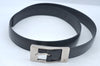 Authentic Louis Vuitton Ceinture Mirage Leather Belt 37.4" Black M9831 LV 1487J