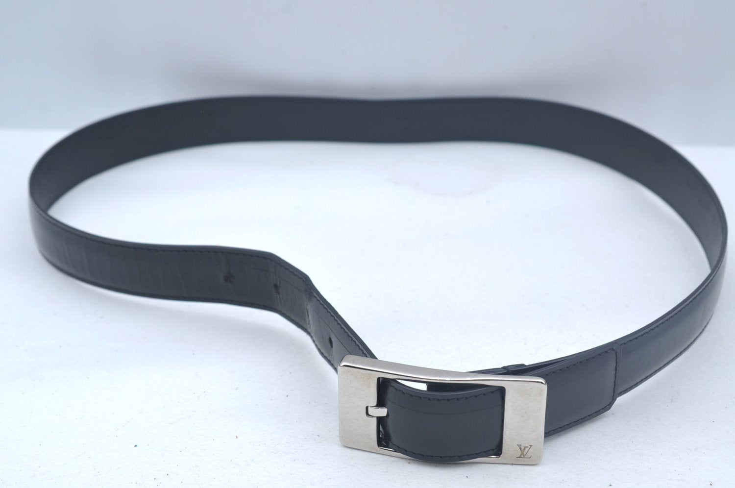 Authentic Louis Vuitton Ceinture Mirage Leather Belt 37.4