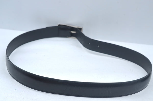 Authentic Louis Vuitton Ceinture Mirage Leather Belt 37.4" Black M9831 LV 1487J