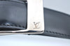 Authentic Louis Vuitton Ceinture Mirage Leather Belt 37.4" Black M9831 LV 1487J