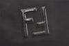 Authentic FENDI Vintage Shoulder Hand Bag Nylon Leather Black Junk 1489K