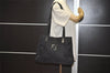 Authentic FENDI Vintage Shoulder Hand Bag Nylon Leather Black Junk 1489K