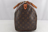 Authentic Louis Vuitton Monogram Speedy 35 Hand Boston Bag M41524 LV 1491K