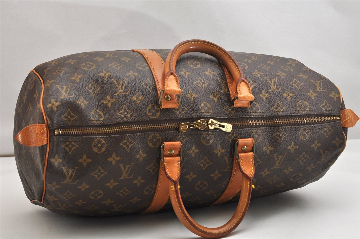 Authentic Louis Vuitton Monogram Keepall 45 Travel Boston Bag M41428 LV 1492K