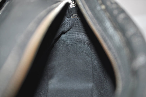 Auth Louis Vuitton Taiga Reporter PM Shoulder Cross Bag Black M30152 LV 1494I