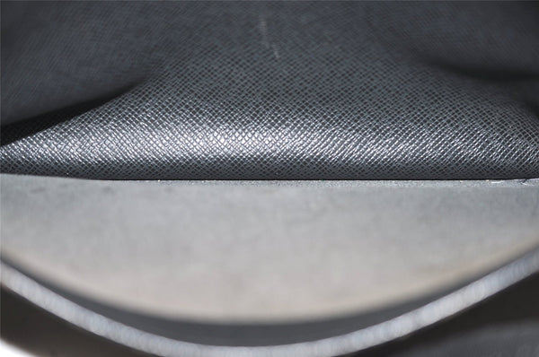 Auth Louis Vuitton Taiga Reporter PM Shoulder Cross Bag Black M30152 LV 1494I