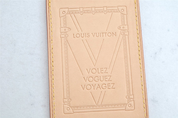 Authentic Louis Vuitton Nomade Porte Cartes Trunk Pass Case M62363 Beige 1494K