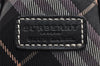 Authentic BURBERRY BLUE LABEL Check Shoulder Cross Bag Nylon Leather Black 1495J