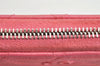 Authentic CHANEL Caviar Skin Matelasse Long Wallet Purse CC Logo Pink 1495K